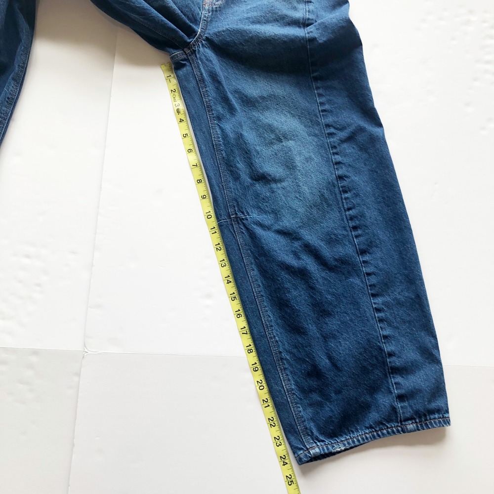 American Eagle Jeans Womens 00 Short Strigid Dreamy Drape Barrel Dark Wash High - Picture 11 of 11